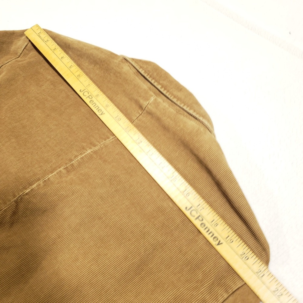 J.Crew Sport Coat Mens XL Tan Corduroy 3-Button Blazer Casual Chore 7504-08-3617 - Picture 13 of 13